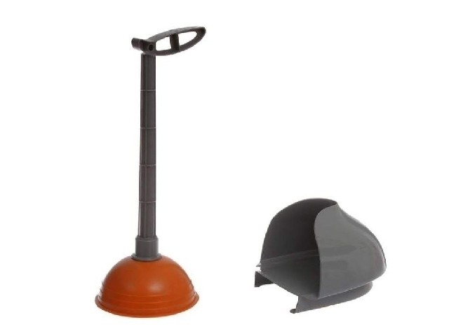 Вантуз Мега с подставкой Классика оранжевый 3945